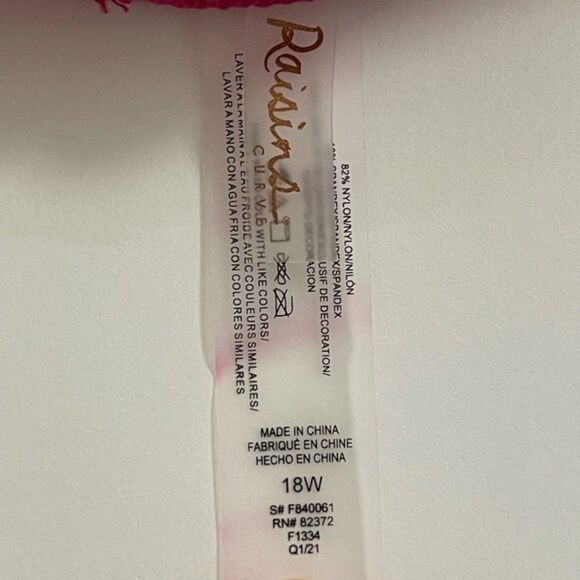 Raisins Curve Swimsuit Bottom in Pink Size 18W - Picture 8 of 10